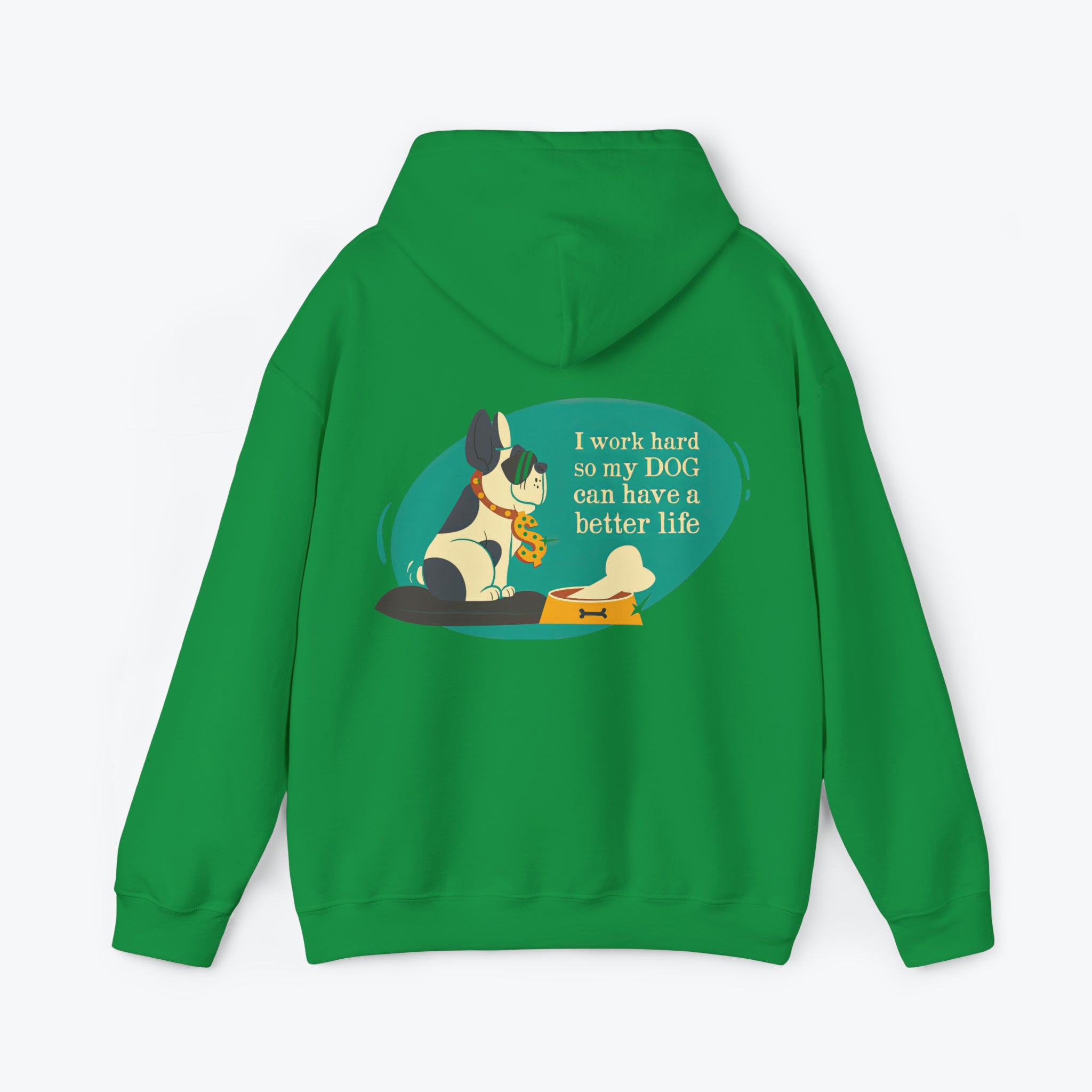 J'aime mon sweat à capuche pour chien 