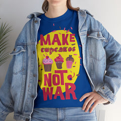 Make pancake , not war front printed