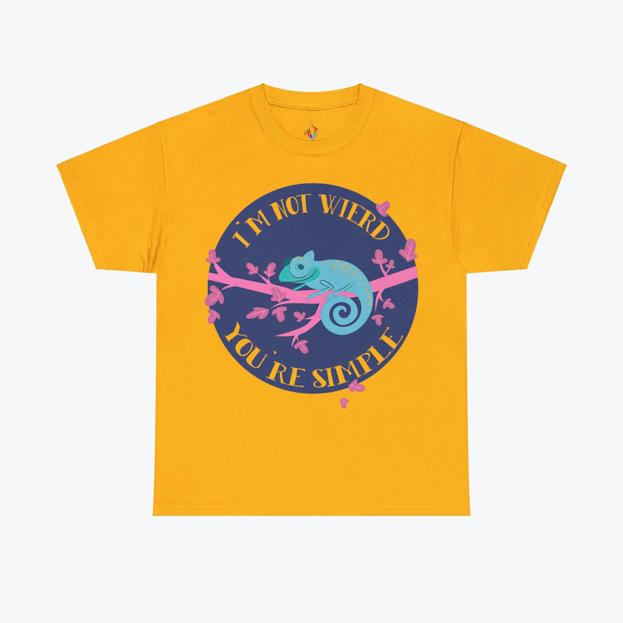 "I'M Not Wierd" Unisex Heavy Cotton Tee - TeeVogue