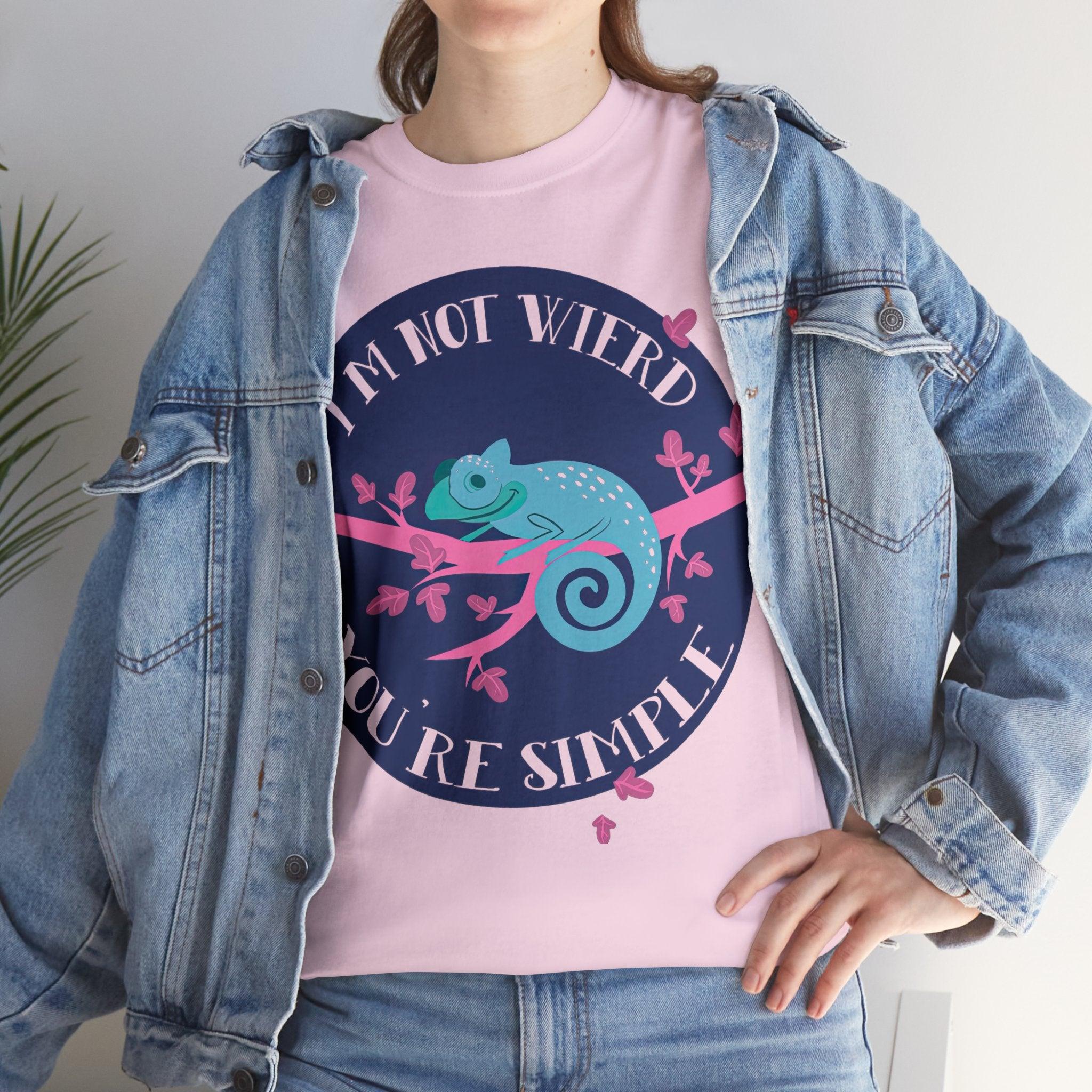 "I'M Not Wierd" Unisex Heavy Cotton Tee - TeeVogue