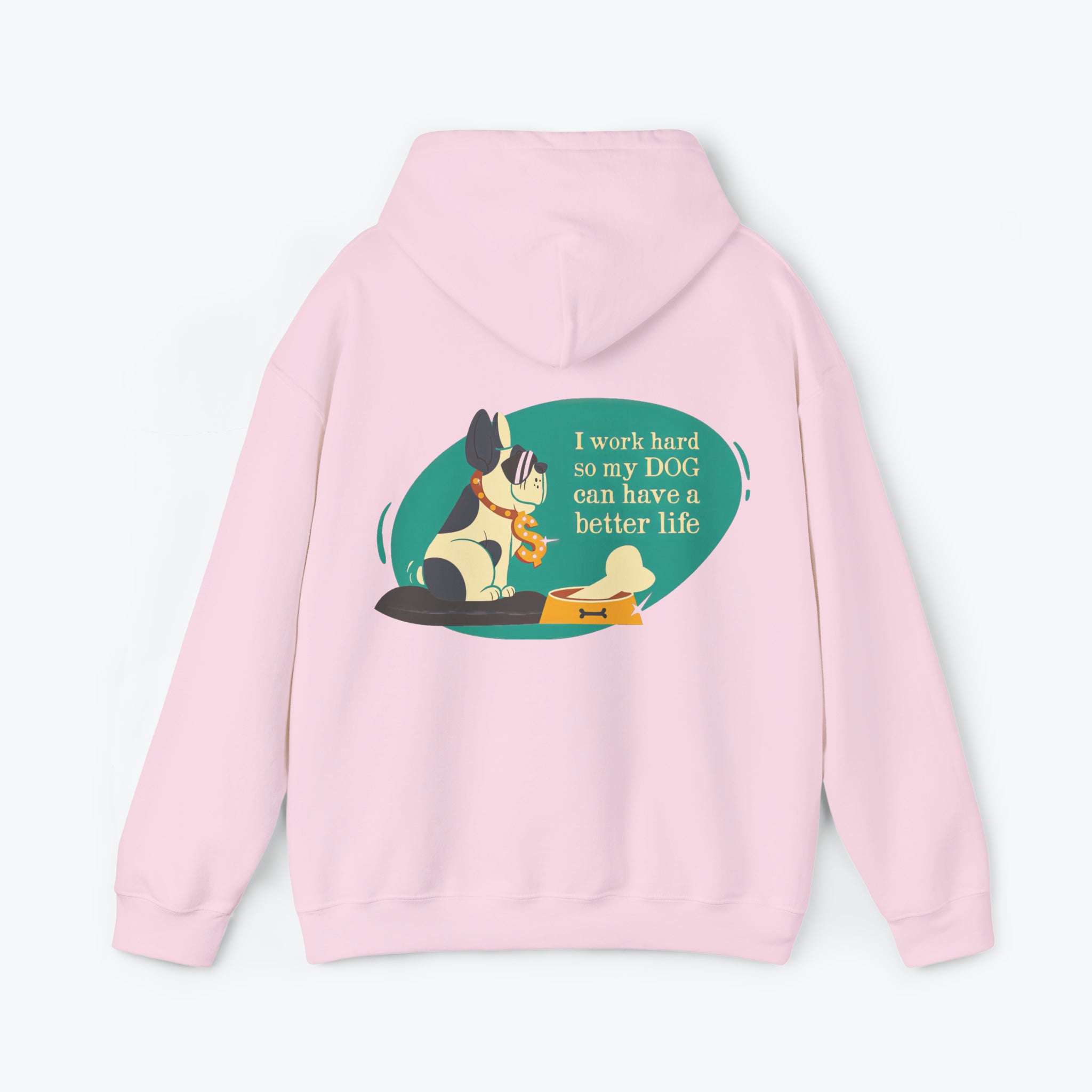 J'aime mon sweat à capuche pour chien 