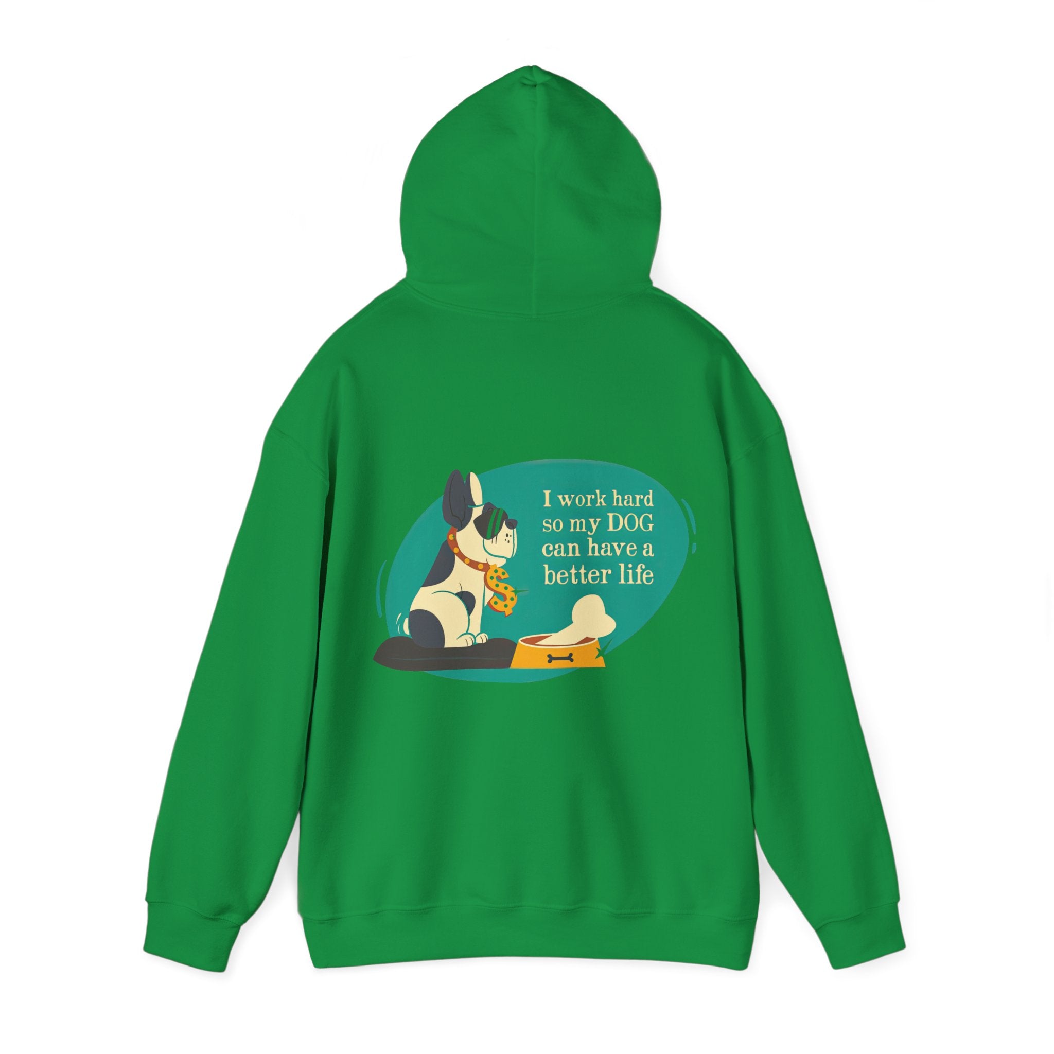 J'aime mon sweat à capuche pour chien 