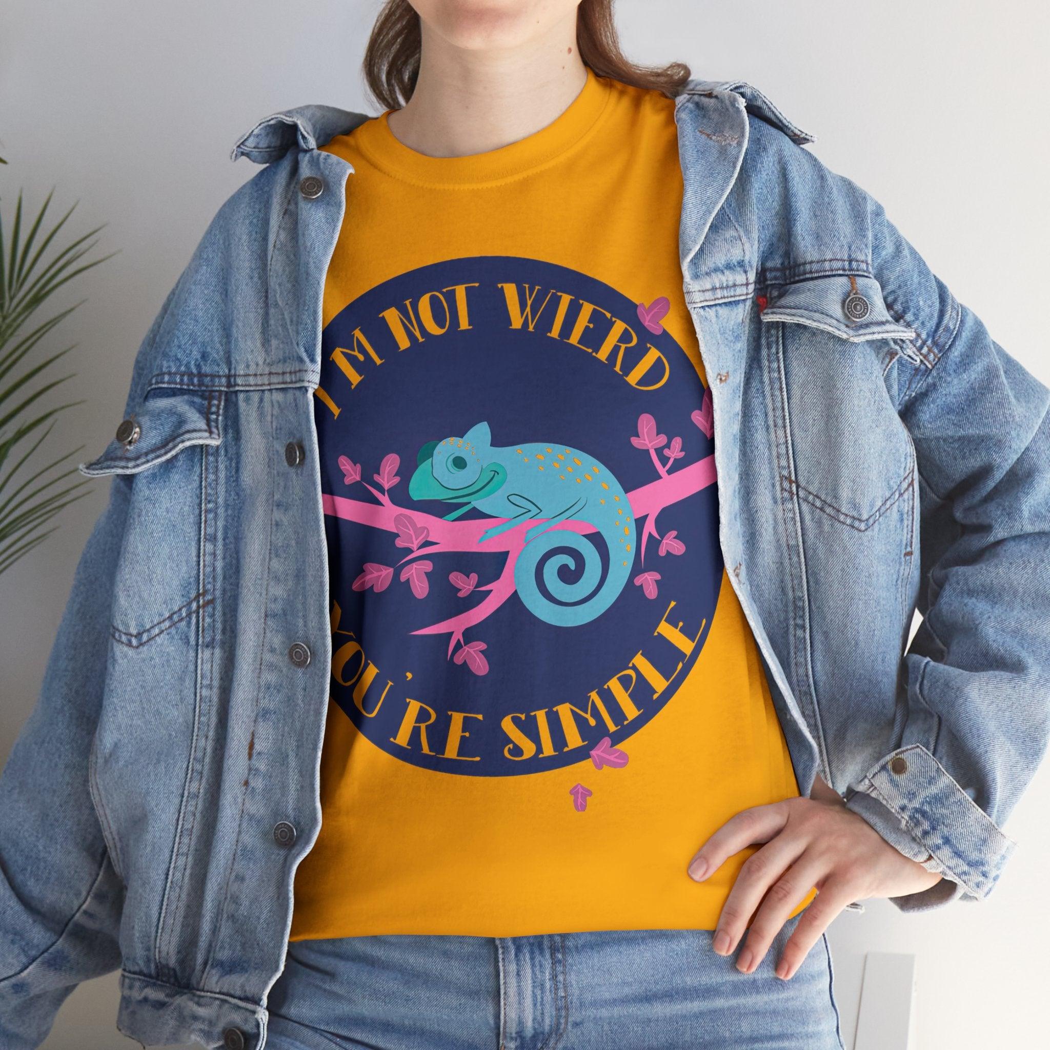 "I'M Not Wierd" Unisex Heavy Cotton Tee - TeeVogue