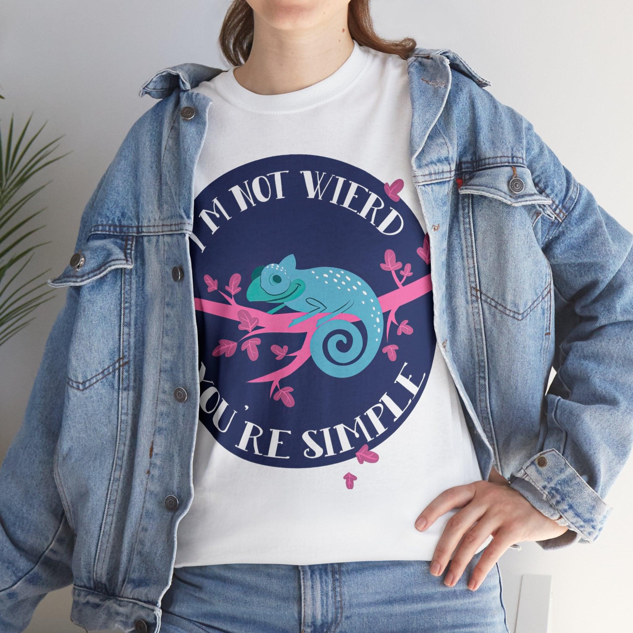 "I'M Not Wierd" Unisex Heavy Cotton Tee - TeeVogue