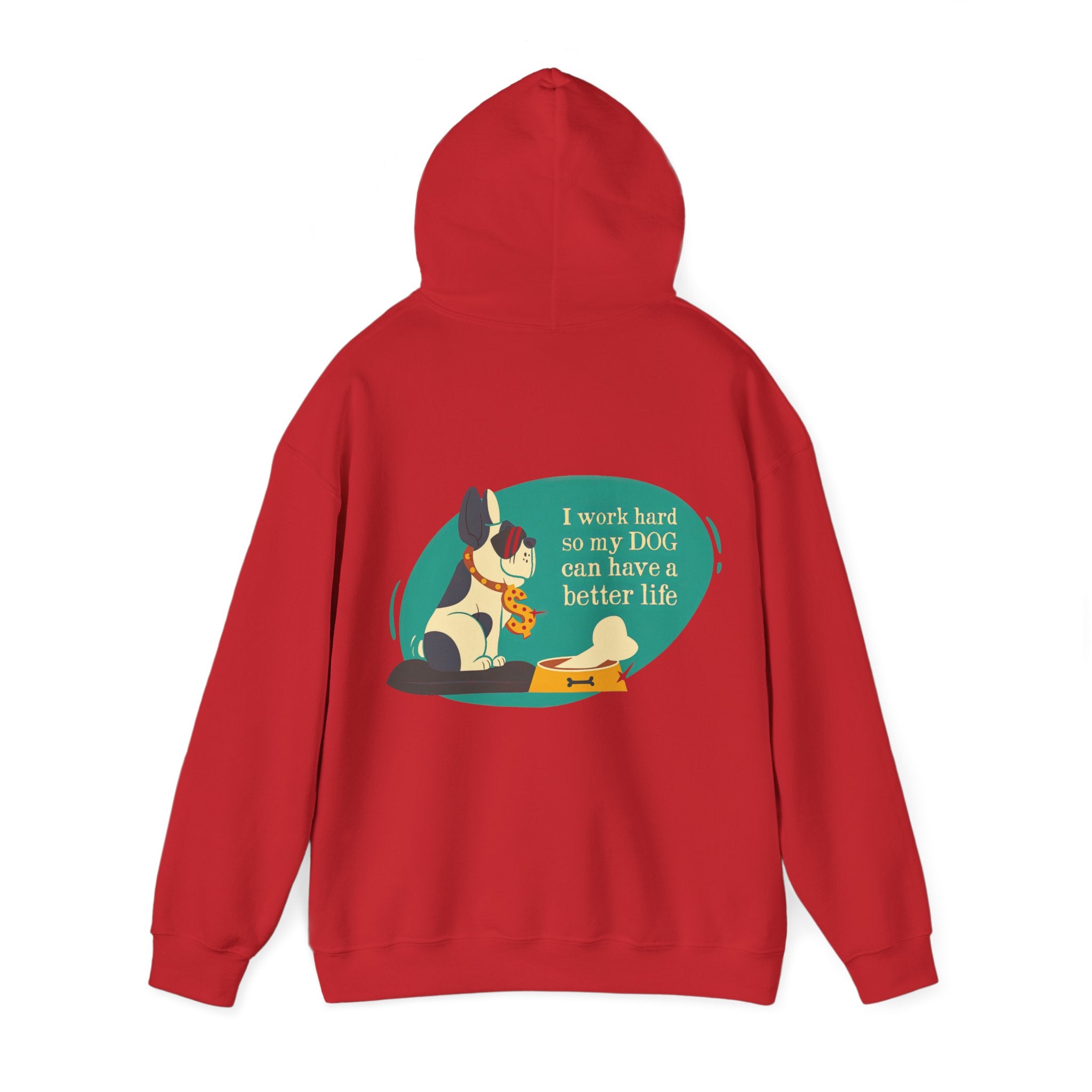 J'aime mon sweat à capuche pour chien 