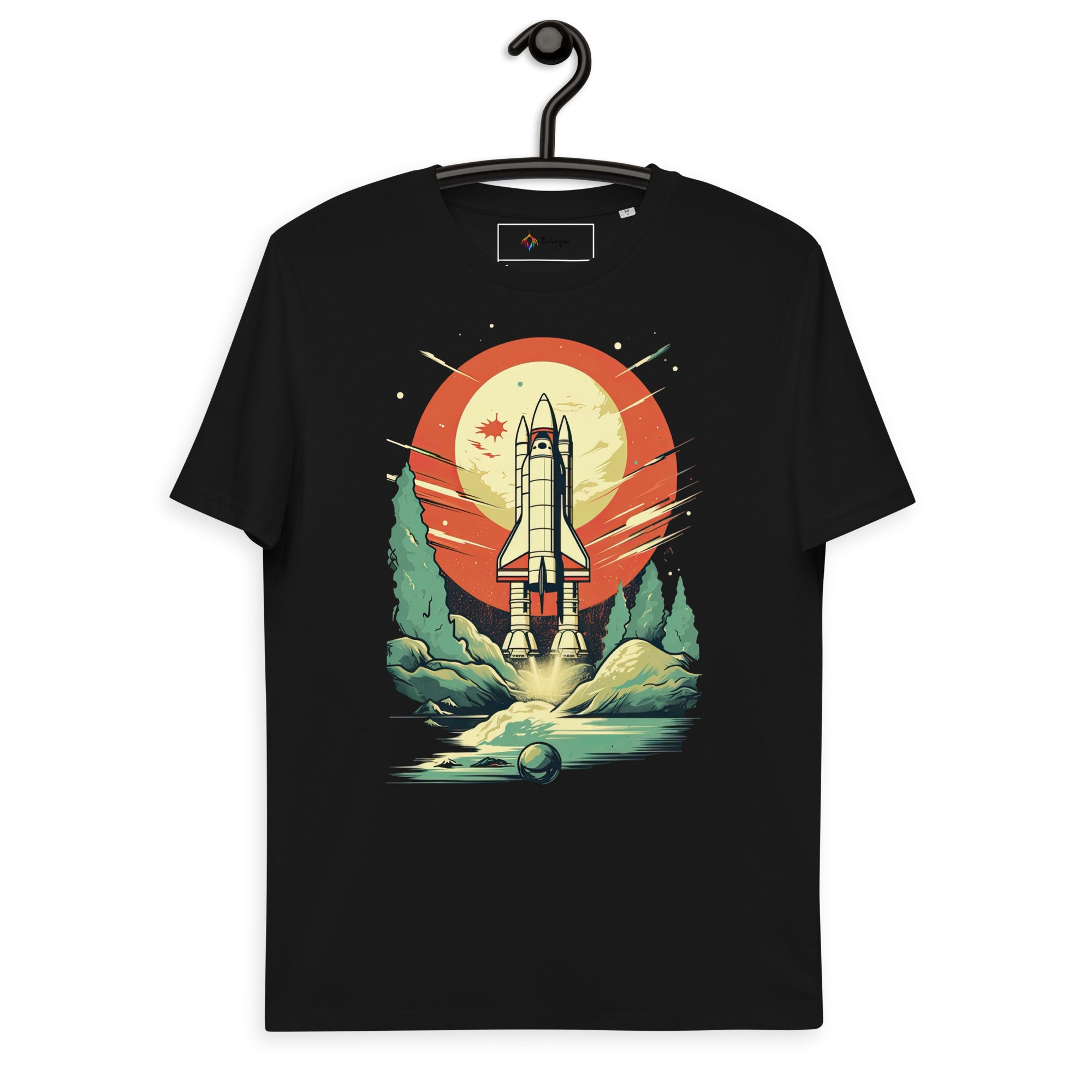 Unisex organic cotton t-shirt Space X theme